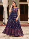 BLUE HILLS Hotstar 5 Printed Designer Festive Wear Long Kurtis Collection